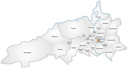 Karte Berner Quartiere Grünes Quartier